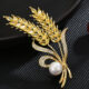 Harvest wheat ear brooch corsage rice ear brooch accessories gift