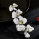 Sculpted Singular Bloom Brooch Corsage Accessory Gift