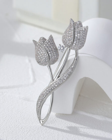 Elegant Tulip Bouquet Brooch brooch corsage gift accessory