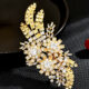 Wheat Ear Brooch Corsage Dress Floral Pin