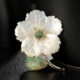 Natural Mother-of-Pearl Shell Peach Blossom Brooch