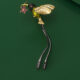 Birdsong and flower fragrance brooch zircon brooch dress accessory