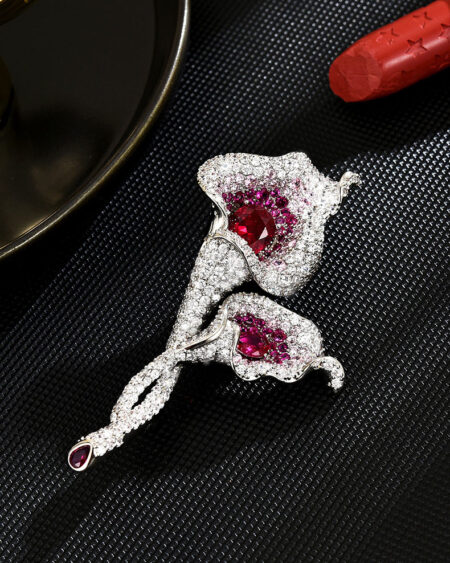 Calla Lily Brooch Brilliant Brooch Corsage Dress Pin