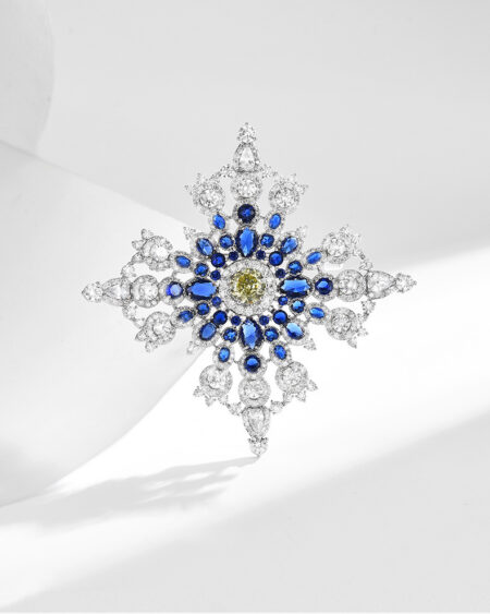 Snowflake Brooch European-Style Brooch and Corsage Pin
